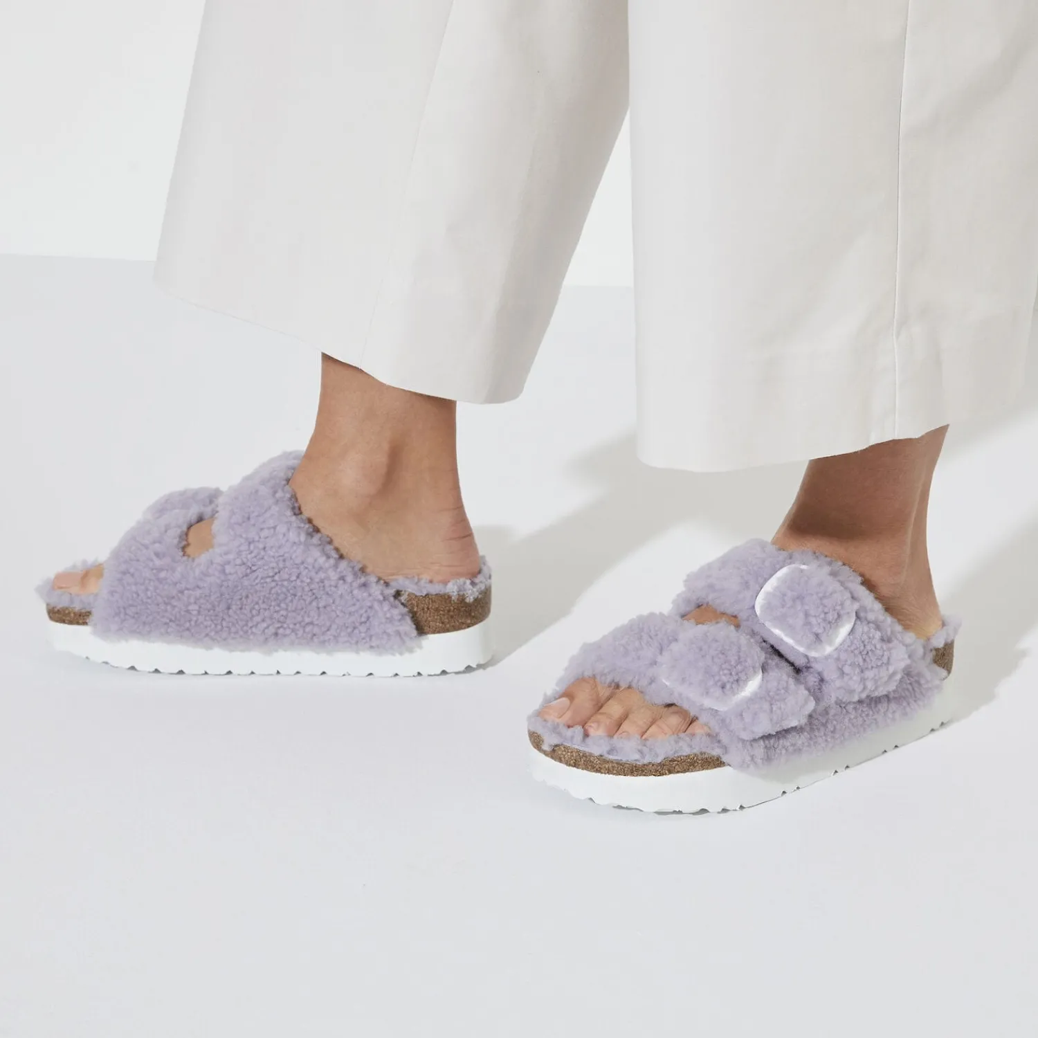 Arizona Big Buckle Lammfell*Birkenstock Outlet